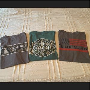 (3) Local Boy T-shirts